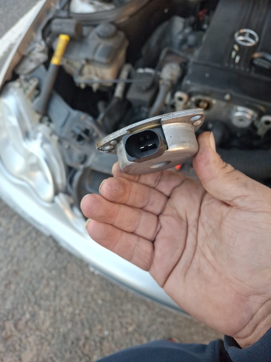 Vehicle component checked during fault diagnosis